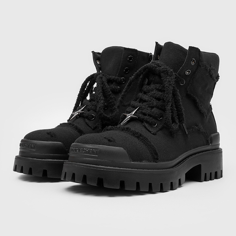 Men Shoes Ecco - Sepatu Bot Pria Model High Top