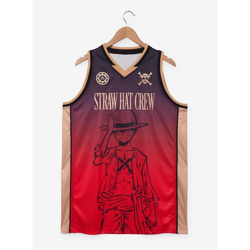 Men'S Shoes For Crews - Jersey Basket Anime Straw Hat Crew