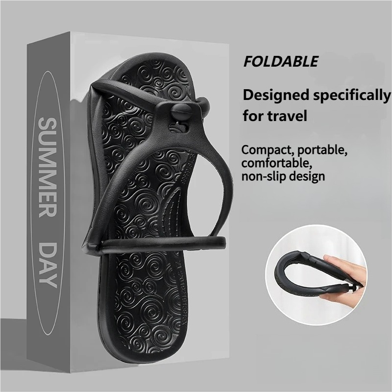 Men'S Shoes Slip On - Sandal Lipat Perjalanan yang Ditingkatkan, Unisex,