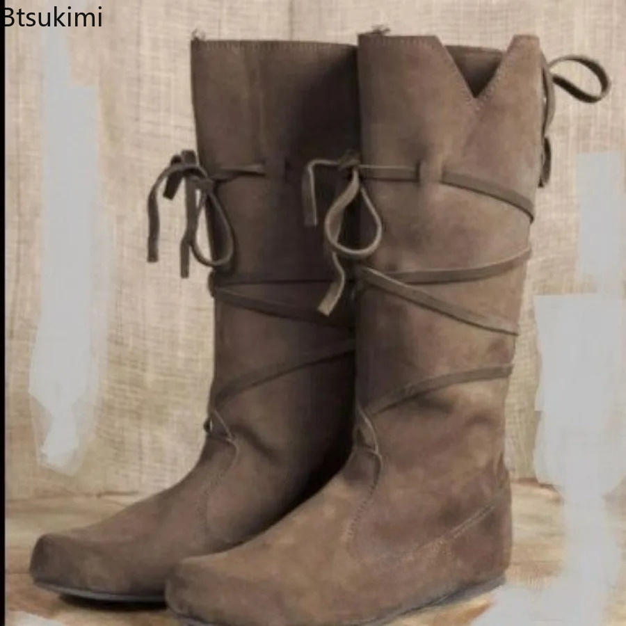 Men Shoes H&M - Kostum Viking Abad Pertengahan Sepatu Ksatria