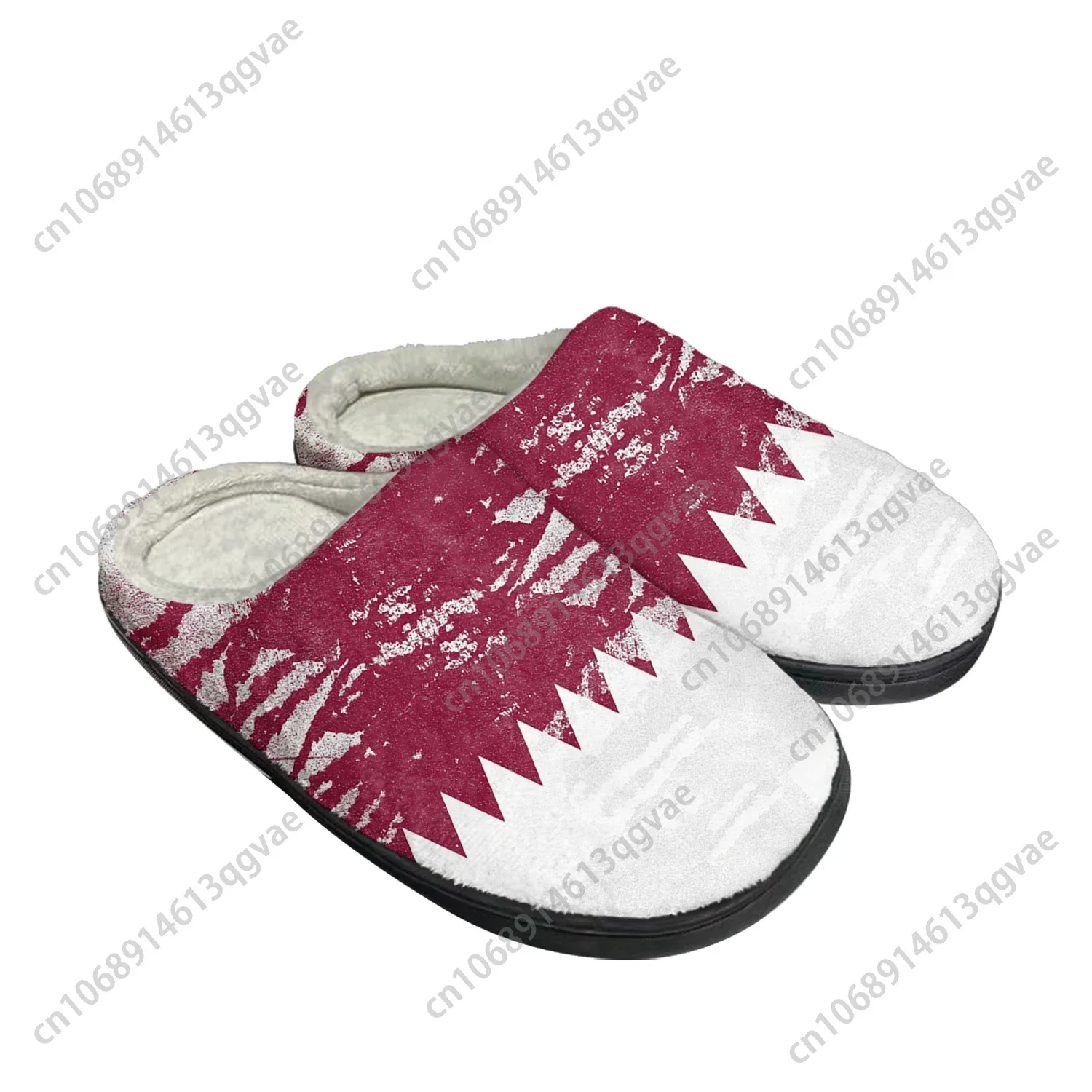 Men Shoes Qatar - Sandal Katun dengan Motif Bendera Qatar,