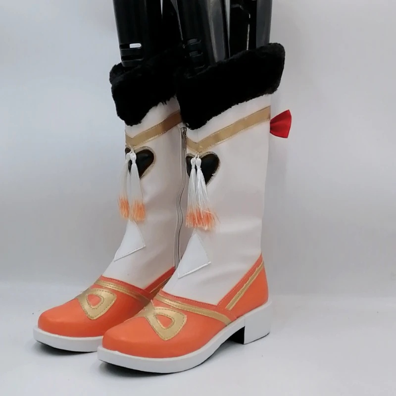 Men Shoes H&M - e;4,v'6;g.7/2\Sepatu Panjang Cosplay Yaoyao dari Game