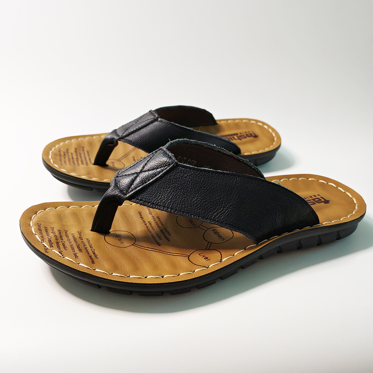 Men Shoes Brands - Sepatu Musim Panas Sandal Pria Kulit