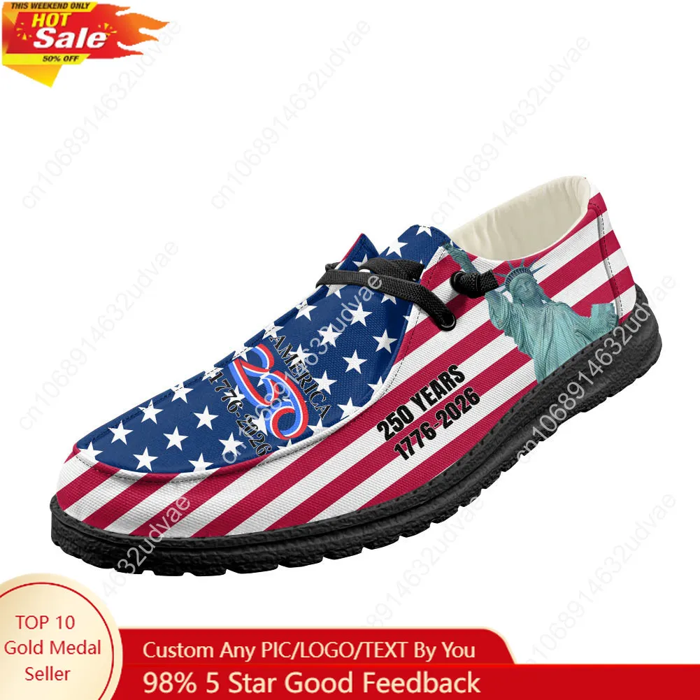 Men Shoes Loafers - Sepatu Kasual Pria Wanita Amerika Peringatan