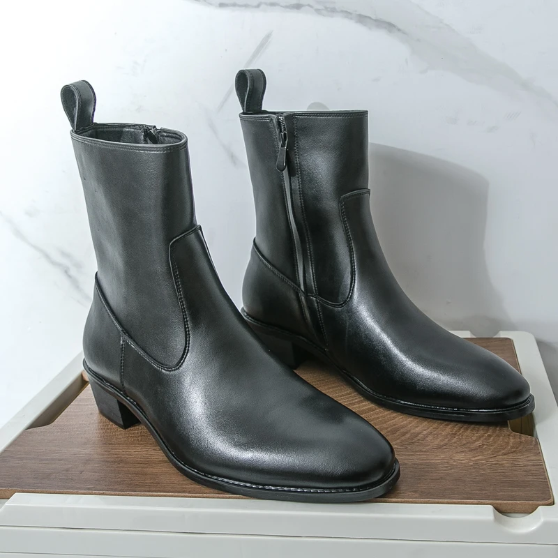 Sepatu Boots Chelsea Kulit Kas - Men Shoes Ecco ulasan dan harga
