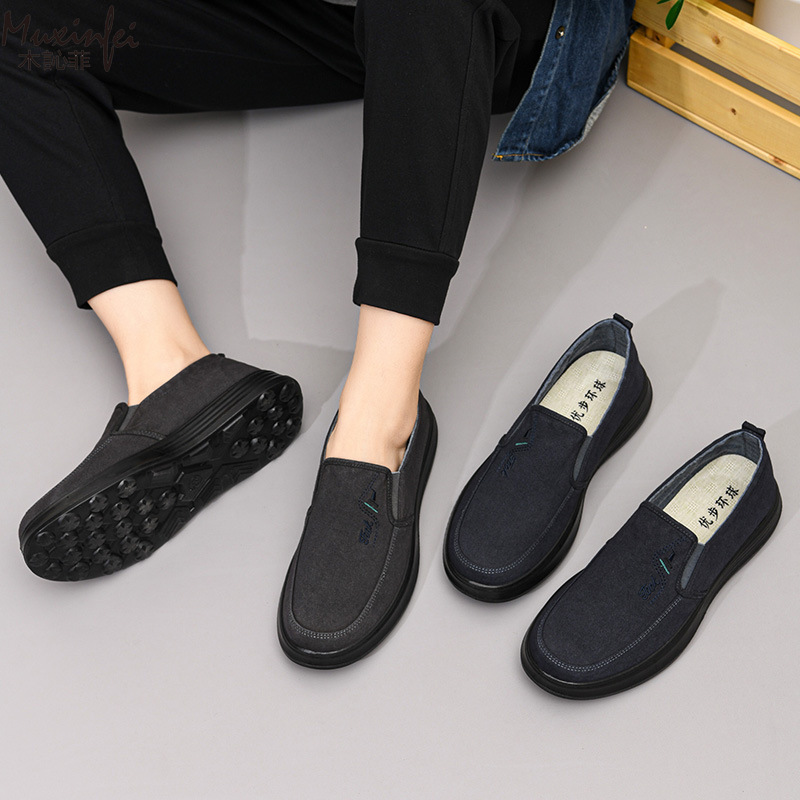 Sepatu Kanvas Baru Musim Semi  - Men Shoes Loafers ulasan dan harga
