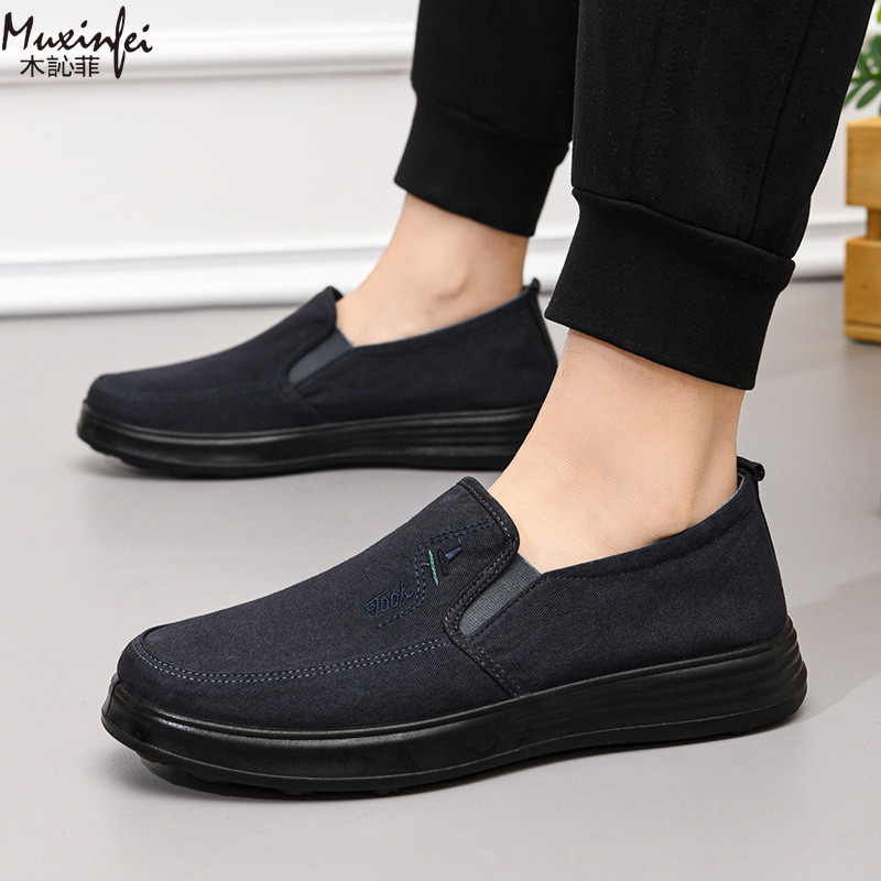 Sepatu Kanvas Baru Musim Semi  - Men Shoes Loafers ulasan dan harga