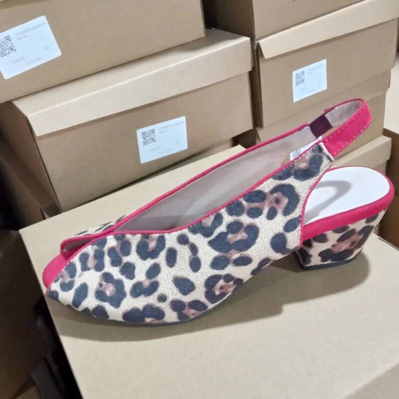 Sandal Wanita Motif Leopard Pe - Men Shoes On ulasan dan harga