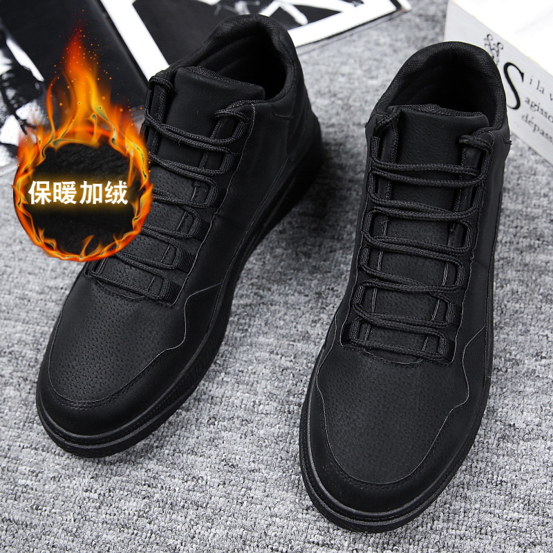 Sepatu Skate Kulit Merah High- - Men'S Shoes Grip ulasan dan harga