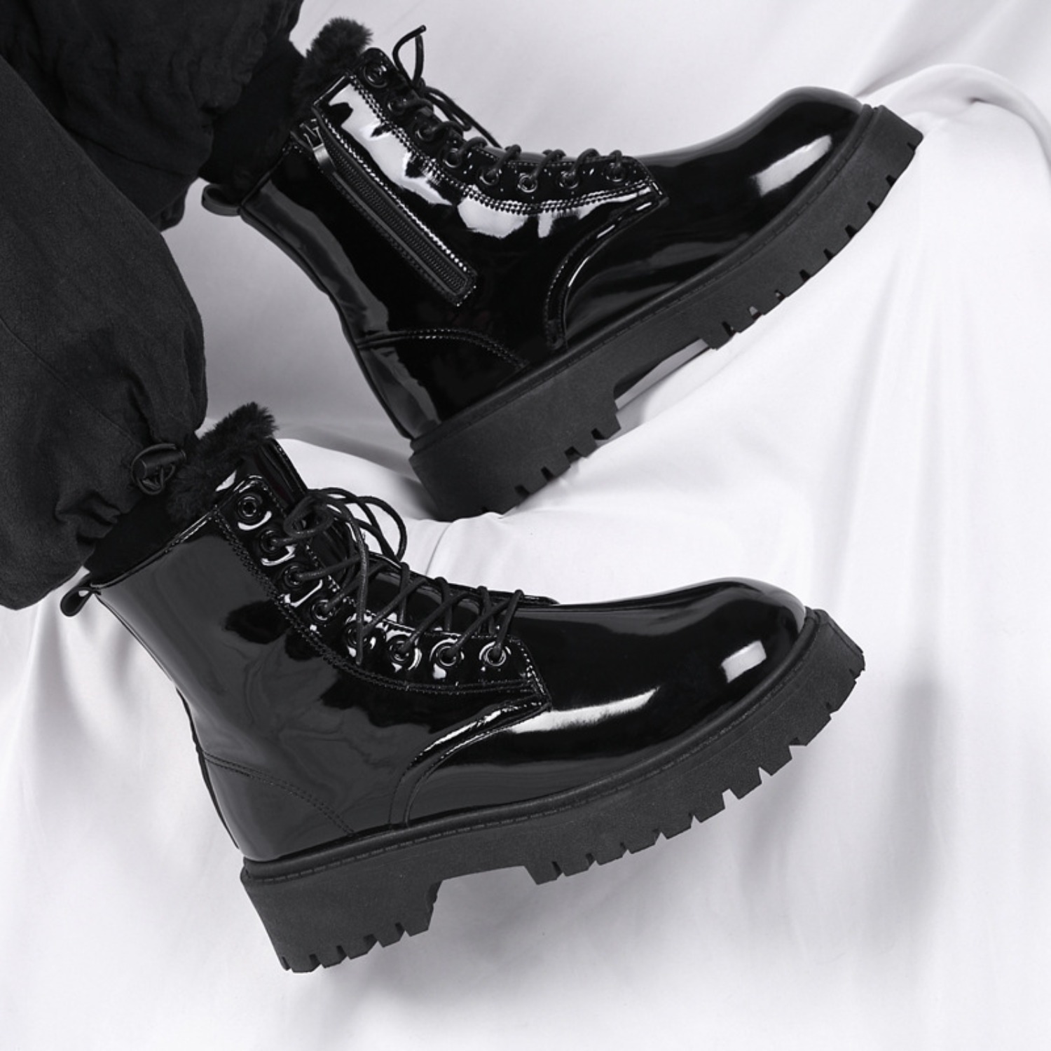 Sepatu bot pria berbulu hangat - Men Shoes Ecco ulasan dan harga