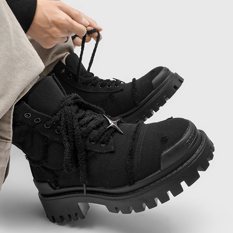 Sepatu Bot Pria Model High Top - Men Shoes Ecco ulasan dan harga