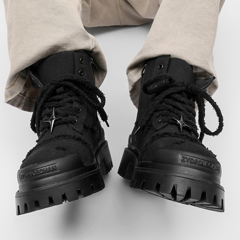 Sepatu Bot Pria Model High Top - Men Shoes Ecco ulasan dan harga