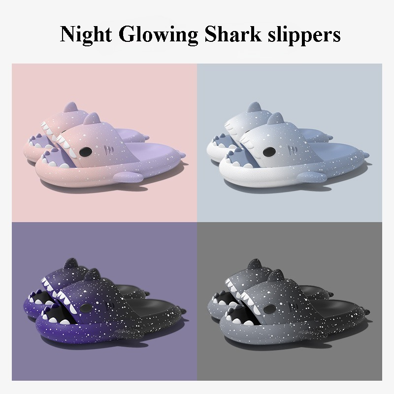 Sandal Hiu Kartun Lucu untuk W - Men'S Shoes Slip On ulasan dan harga