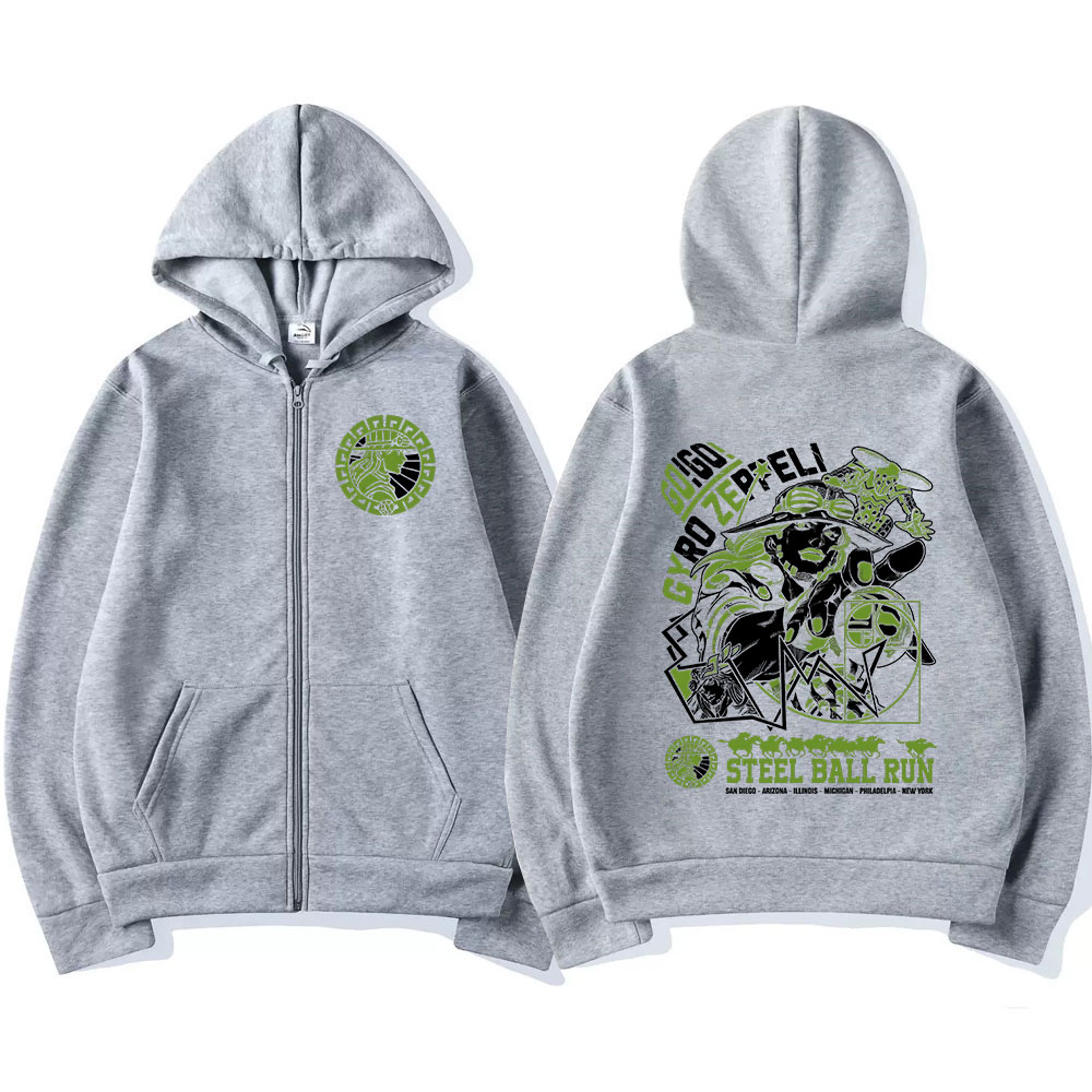 Hoodie Zipper Anime Jojo Bizar - Men'S Shoes Good For Running ulasan dan harga