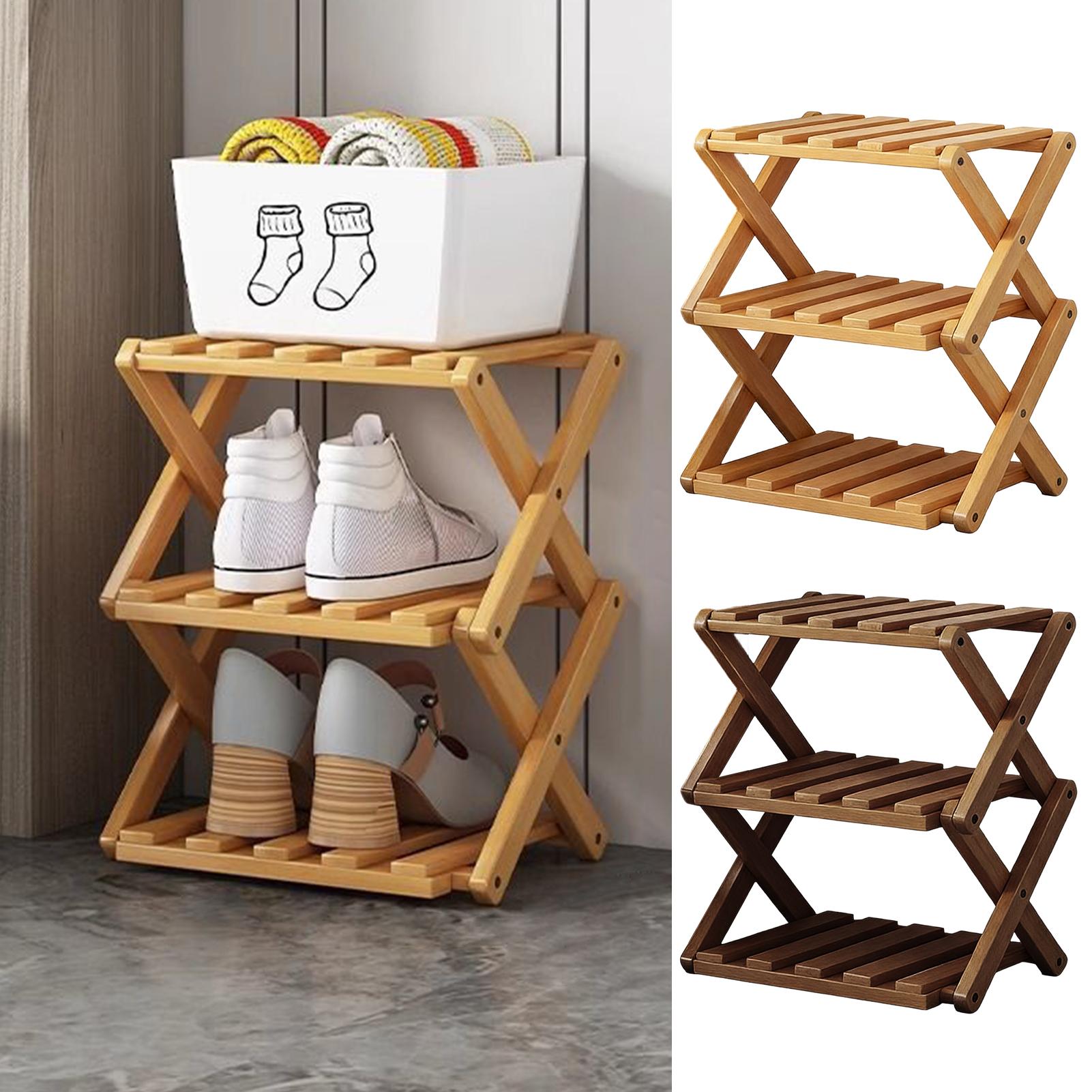 Rak Sepatu Kayu 3 Tingkat, Dap - Men Shoes Rack ulasan dan harga