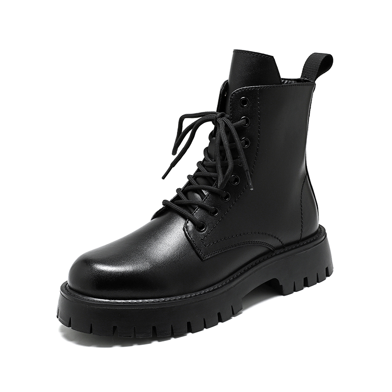Sepatu Bot Kulit Asli Pria Mew - Men Shoes Brands ulasan dan harga