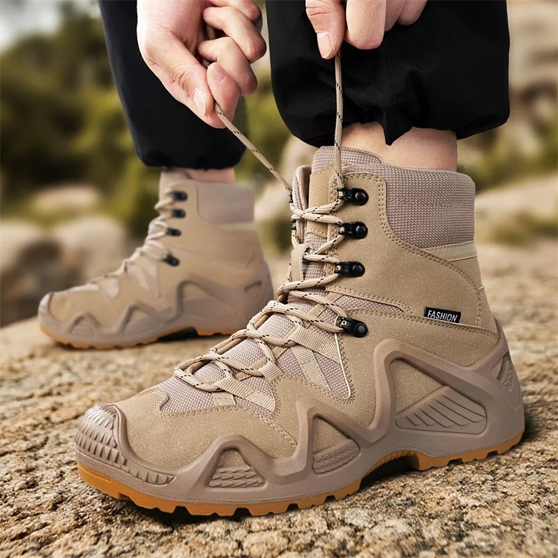 Sepatu Taktis Pria Model Tali, - Men Shoes Brands ulasan dan harga