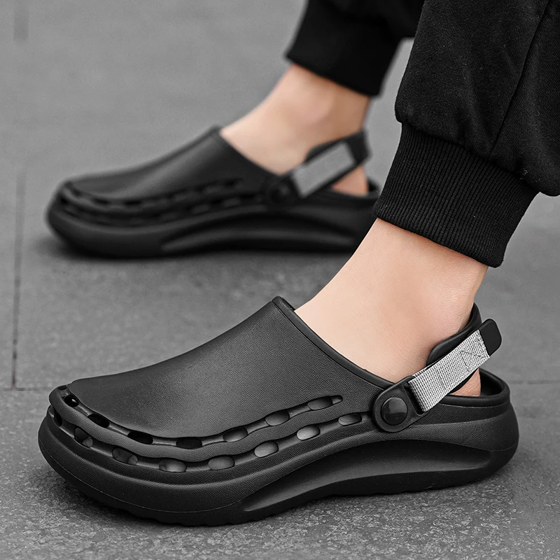 Sandal Pria Warna Solid EVA Ce - Men Shoes Essentials ulasan dan harga