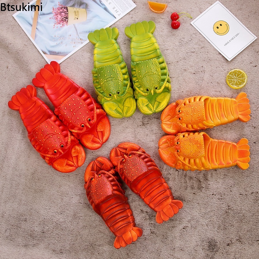 Sandal Lobster Kartun Musim Pa - Men'S Shoes For Summer ulasan dan harga