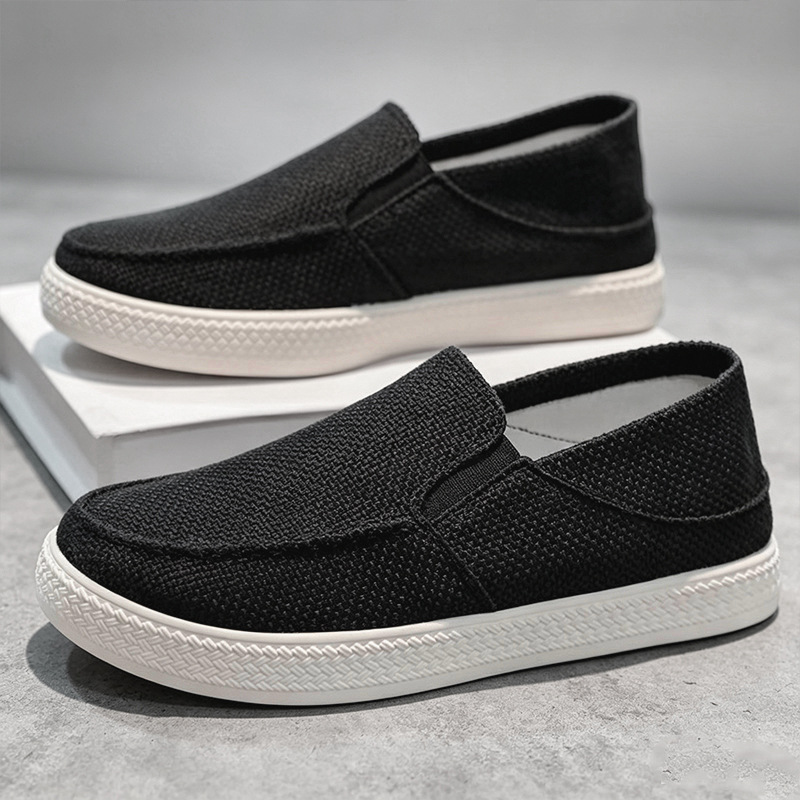 Sepatu Loafer Pria Bahan Linen - Men Shoes Loafers ulasan dan harga