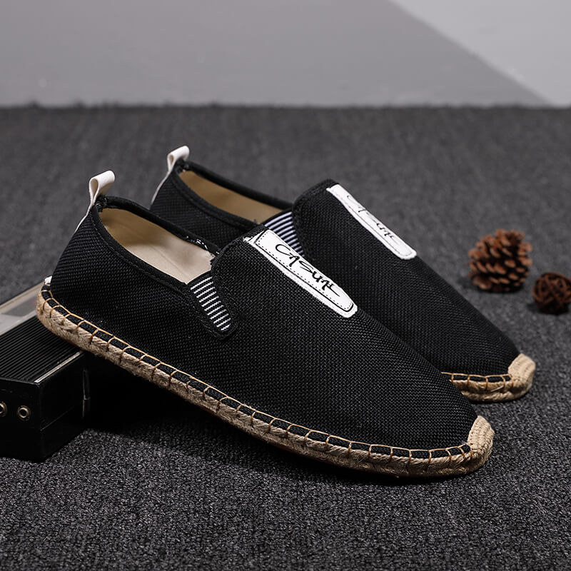 Sepatu Kasual Pria Linen, Loaf - Men Shoes Loafers ulasan dan harga
